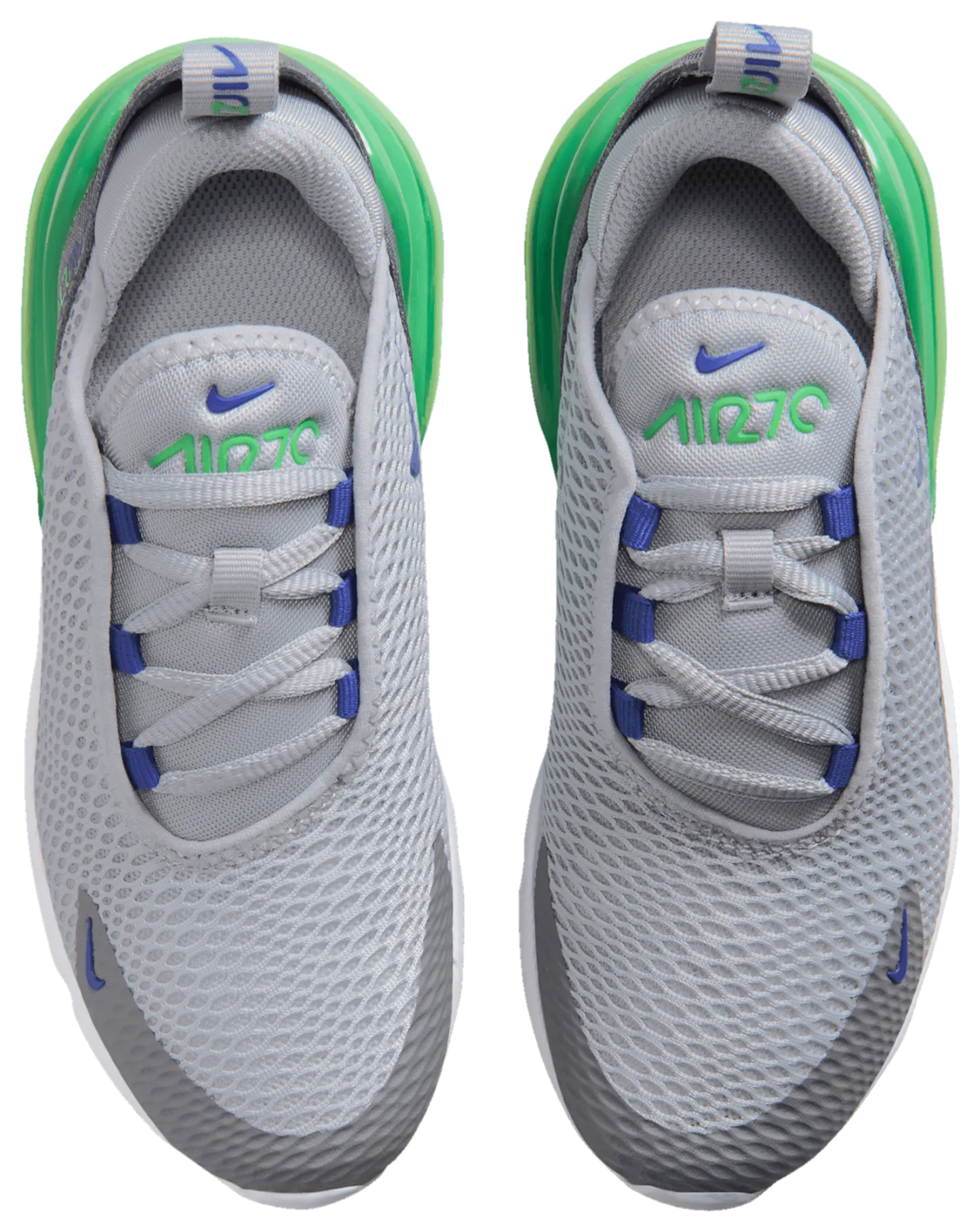 Nike Air Max 270 童款 - Wolf Grey/Racer Blue/Smoke Grey - Image 4