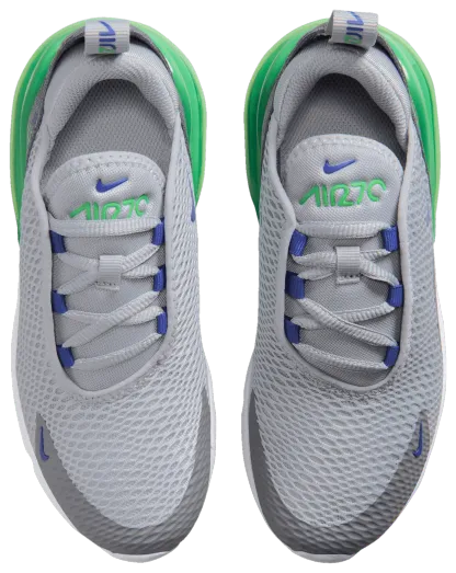 Nike Air Max 270 童款 - Wolf Grey/Racer Blue/Smoke Grey - Image 4