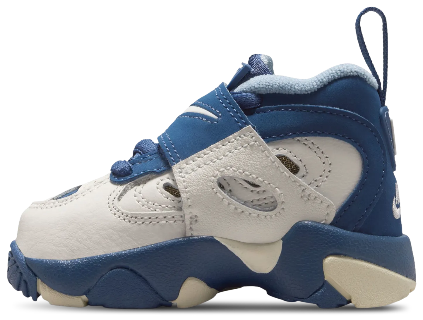 Nike Air Diamond Turf II 童款 - Sail/Mystic Navy/Blue Grey - Image 2