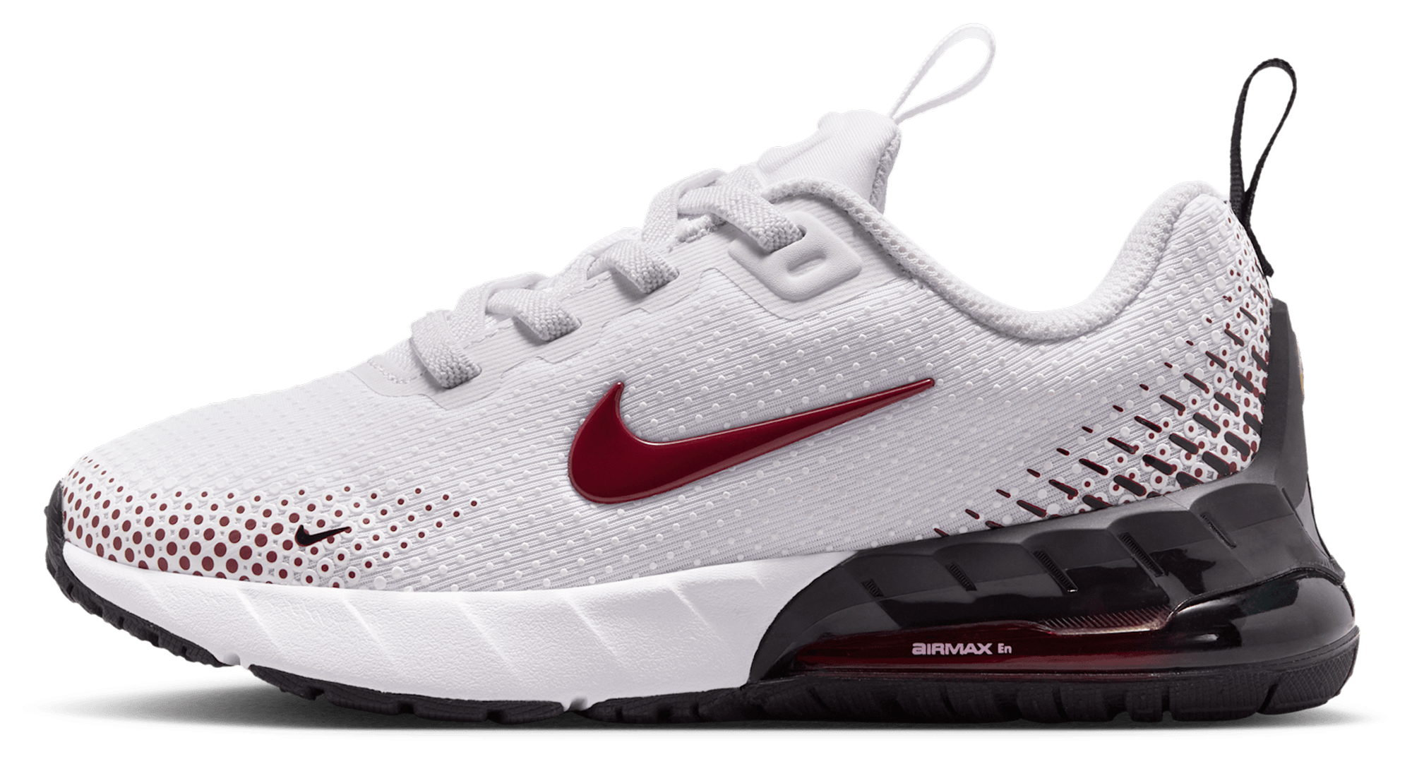 Nike Air Max Phoenix 童款 - Black/White/Team Red - Image 2