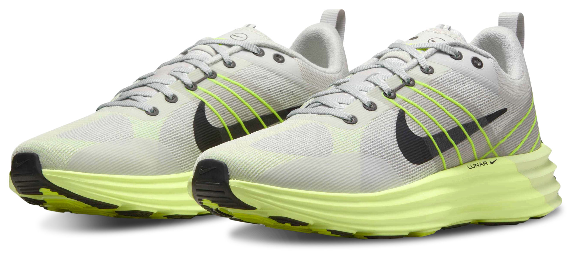 Nike Lunar Roam - Neutral Grey/Black/Volt - Image 6