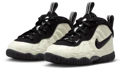 Nike Little Posite Pro - Kids - White/Black/Summit White - Image 6