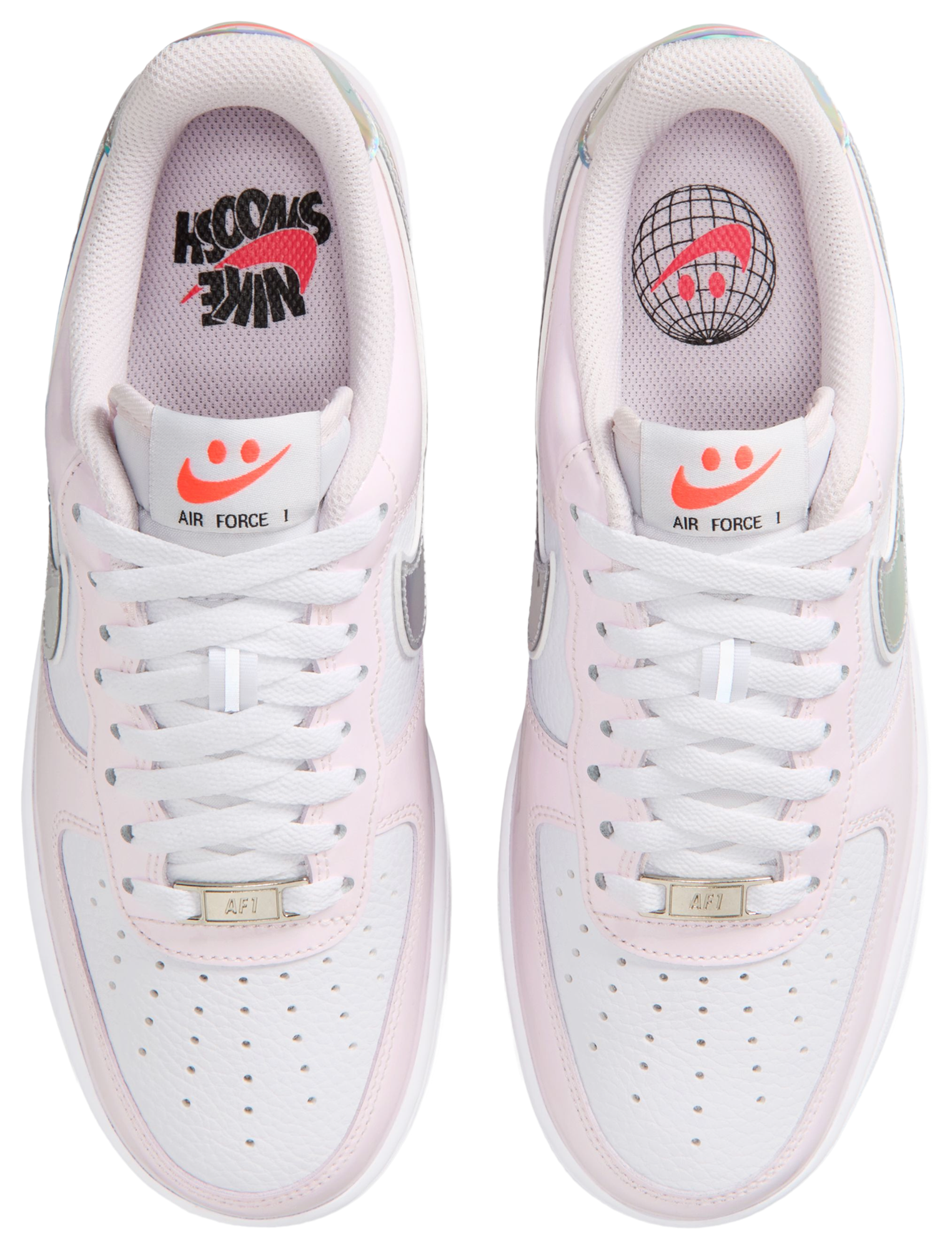 Nike Air Force 1 '07 - White/Pink/Silver - Image 4