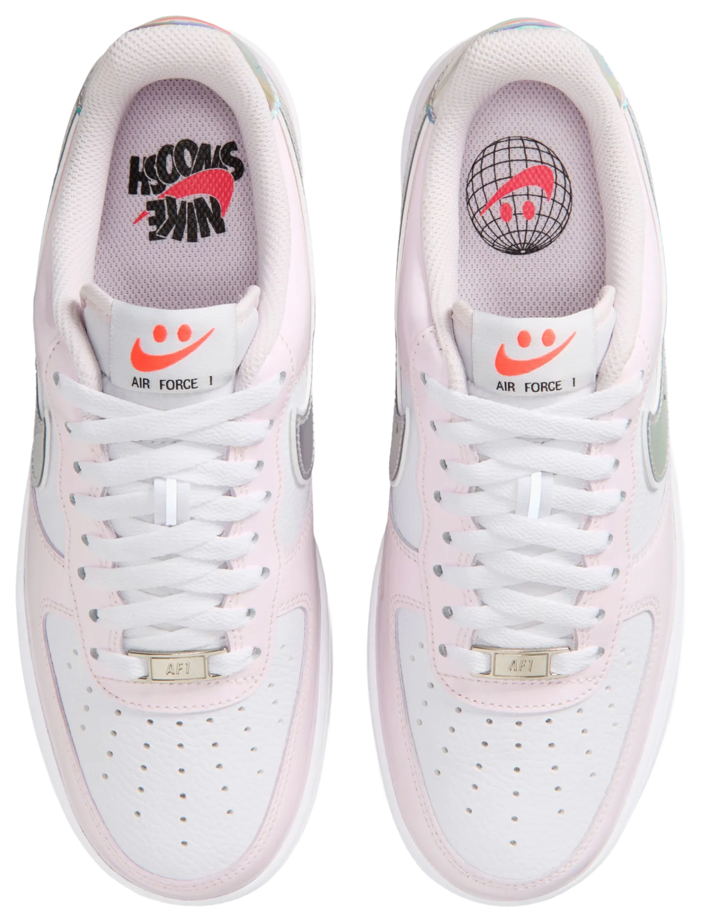 Nike Air Force 1 '07 - White/Pink/Silver - Image 4