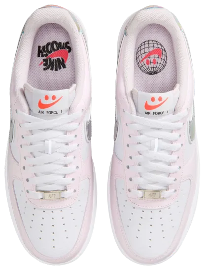 Nike Air Force 1 '07 - White/Pink/Silver - Image 4