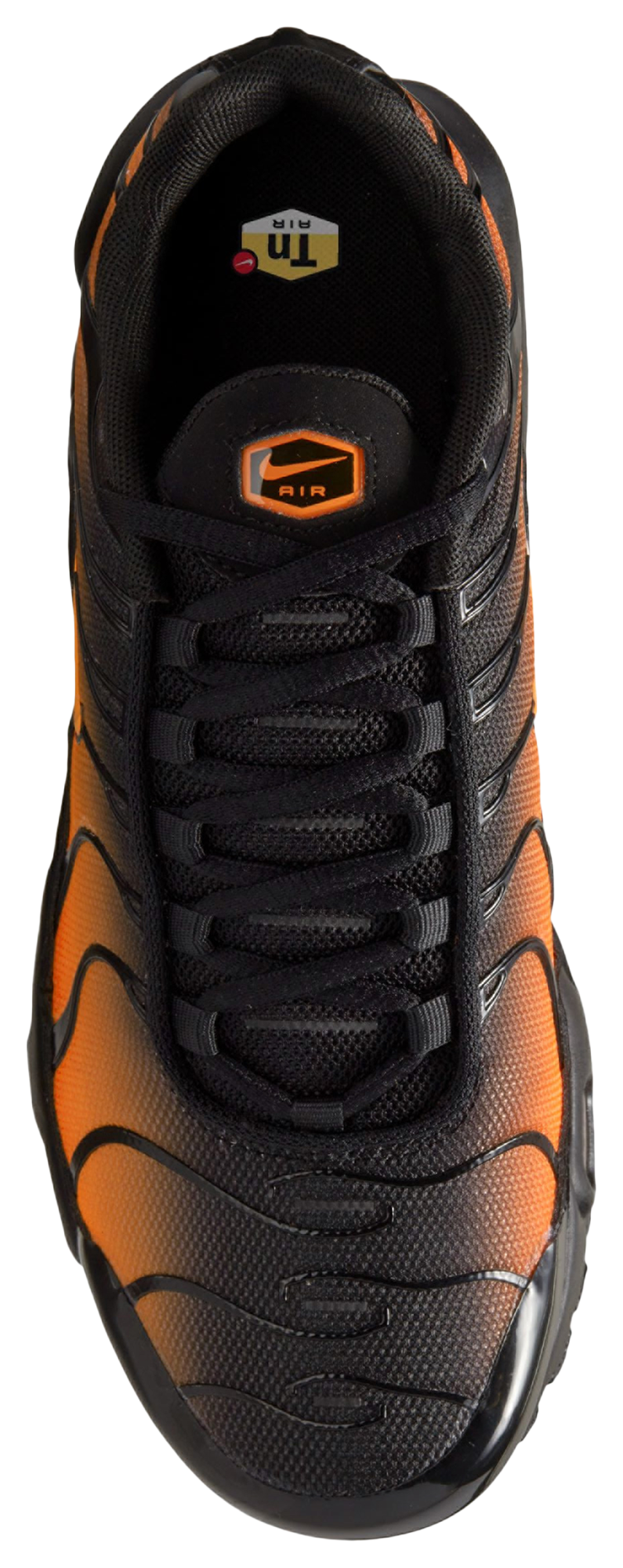 Nike Air Max Plus 童款 - Black/Total - Image 3