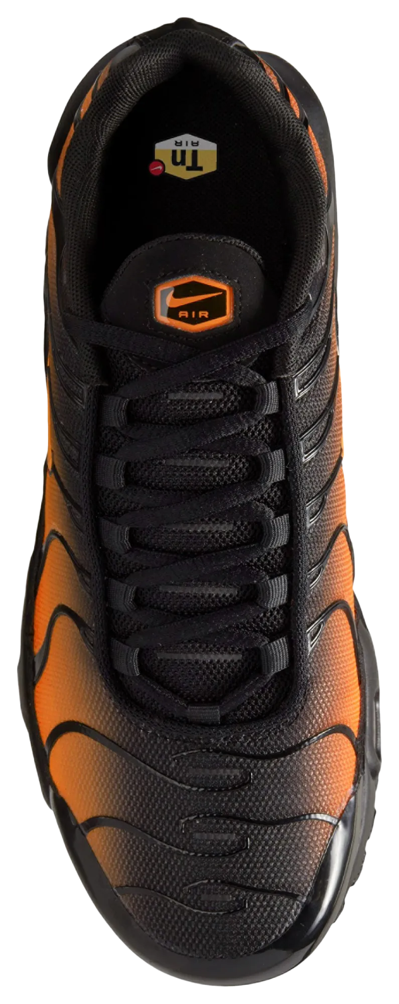 Nike Air Max Plus 童款 - Black/Total - Image 3