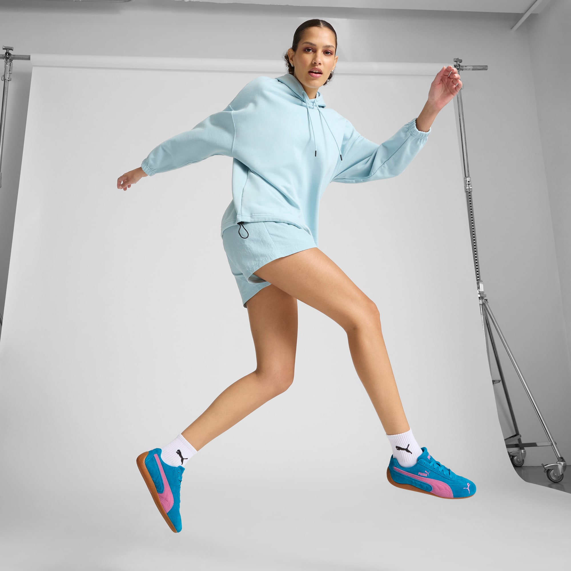 Speedcat OG Women's Sneakers - Tropical Blue-Poised Pink - 4