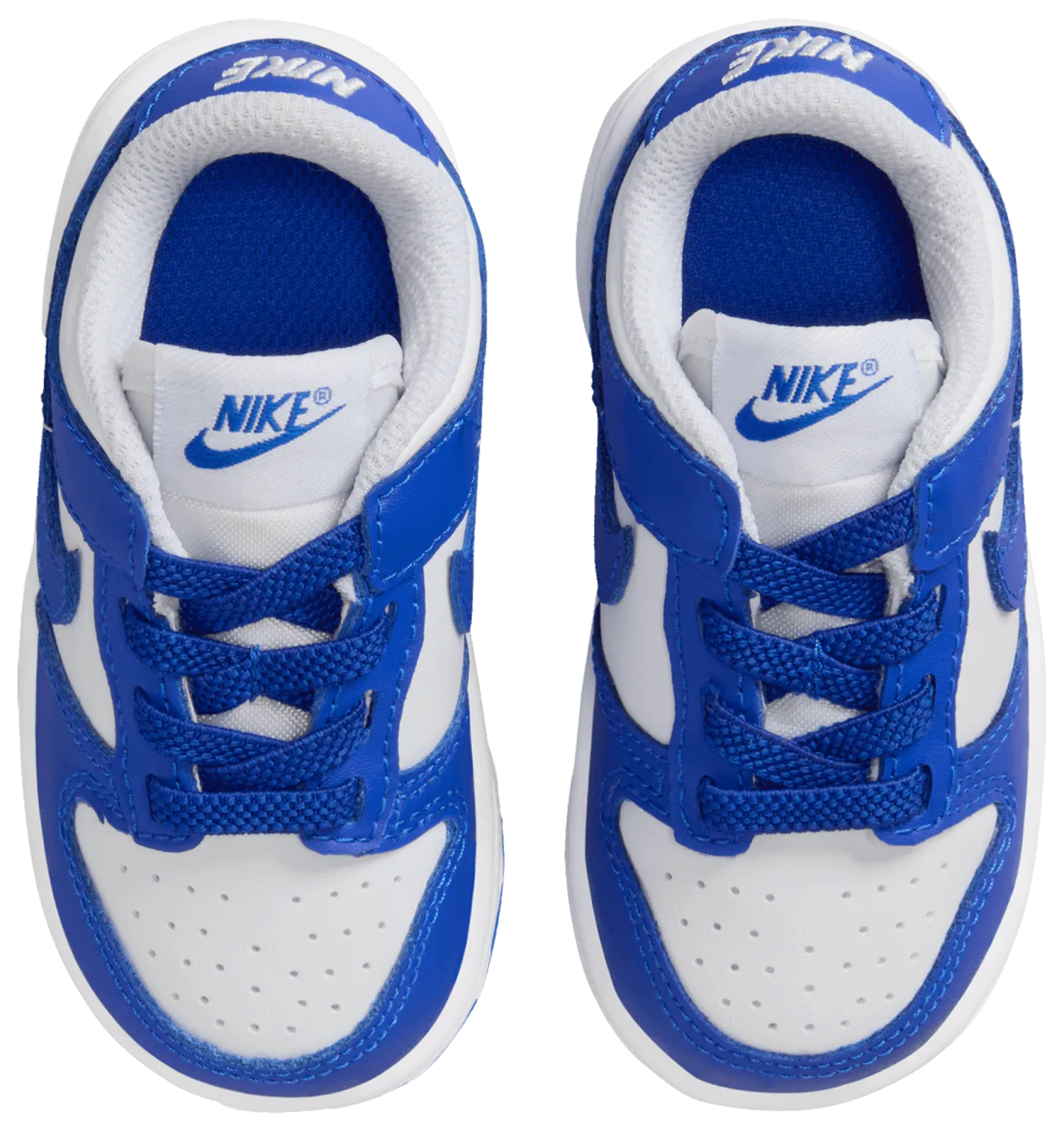 Nike Dunk Low 童款 - White/Blue - Image 4