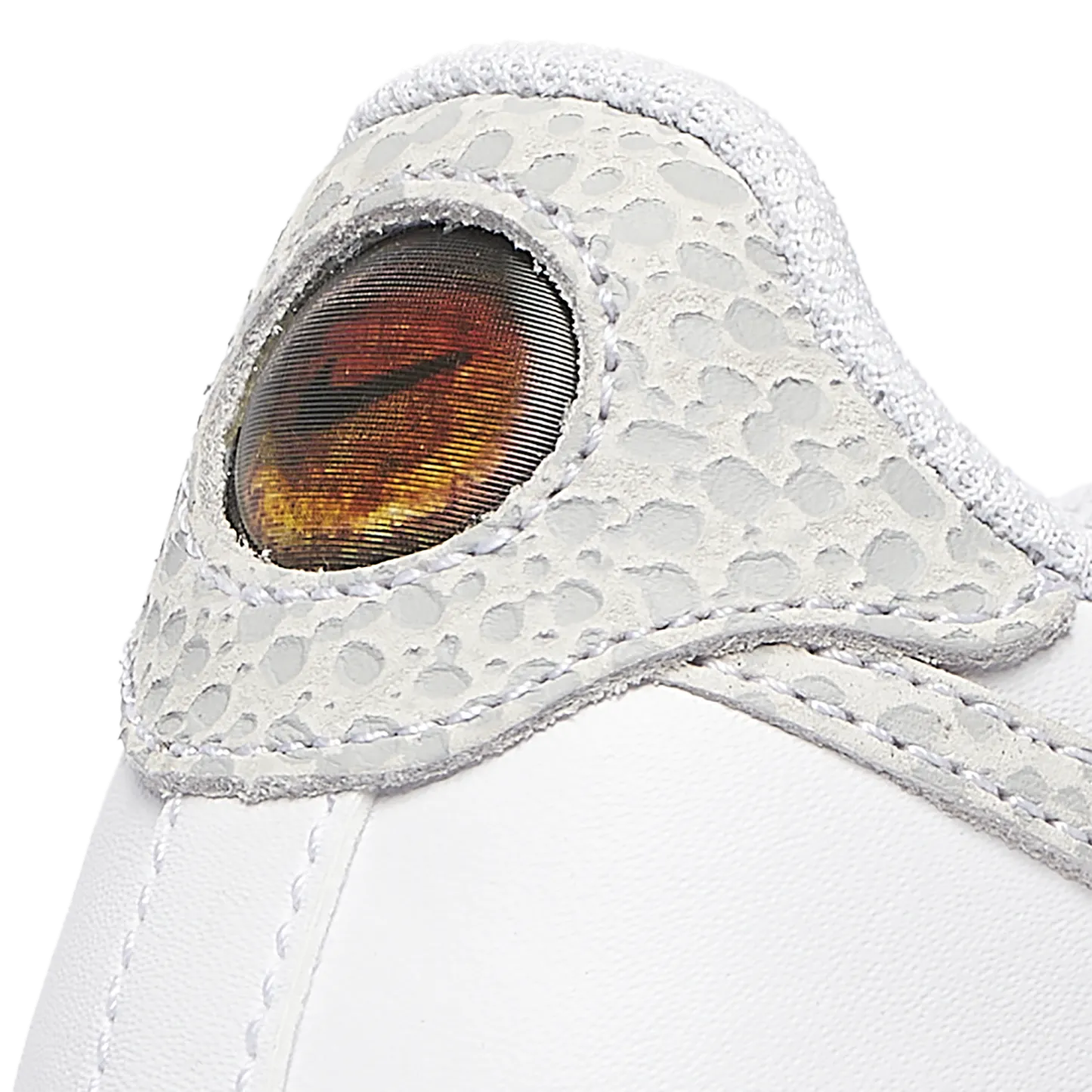 Nike Air Force 1 Low 童款 - White/Orange/Grey - Image 7