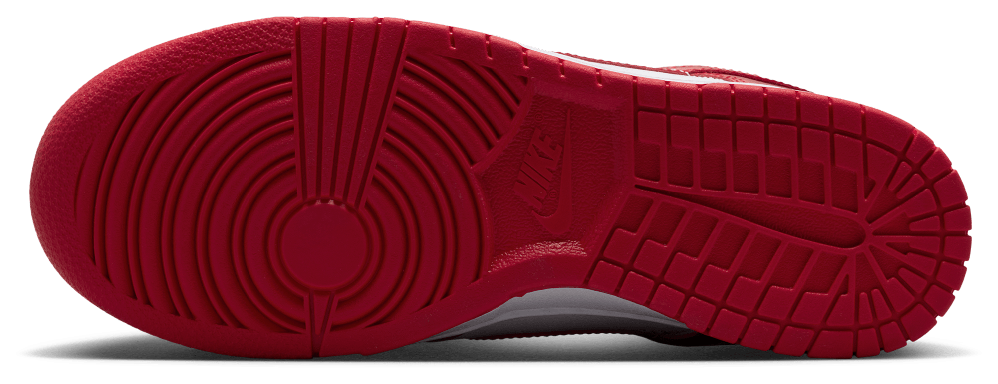 Nike Dunk Low - White/Red/Silver - Image 5