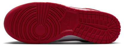 Nike Dunk Low - White/Red/Silver - Image 5