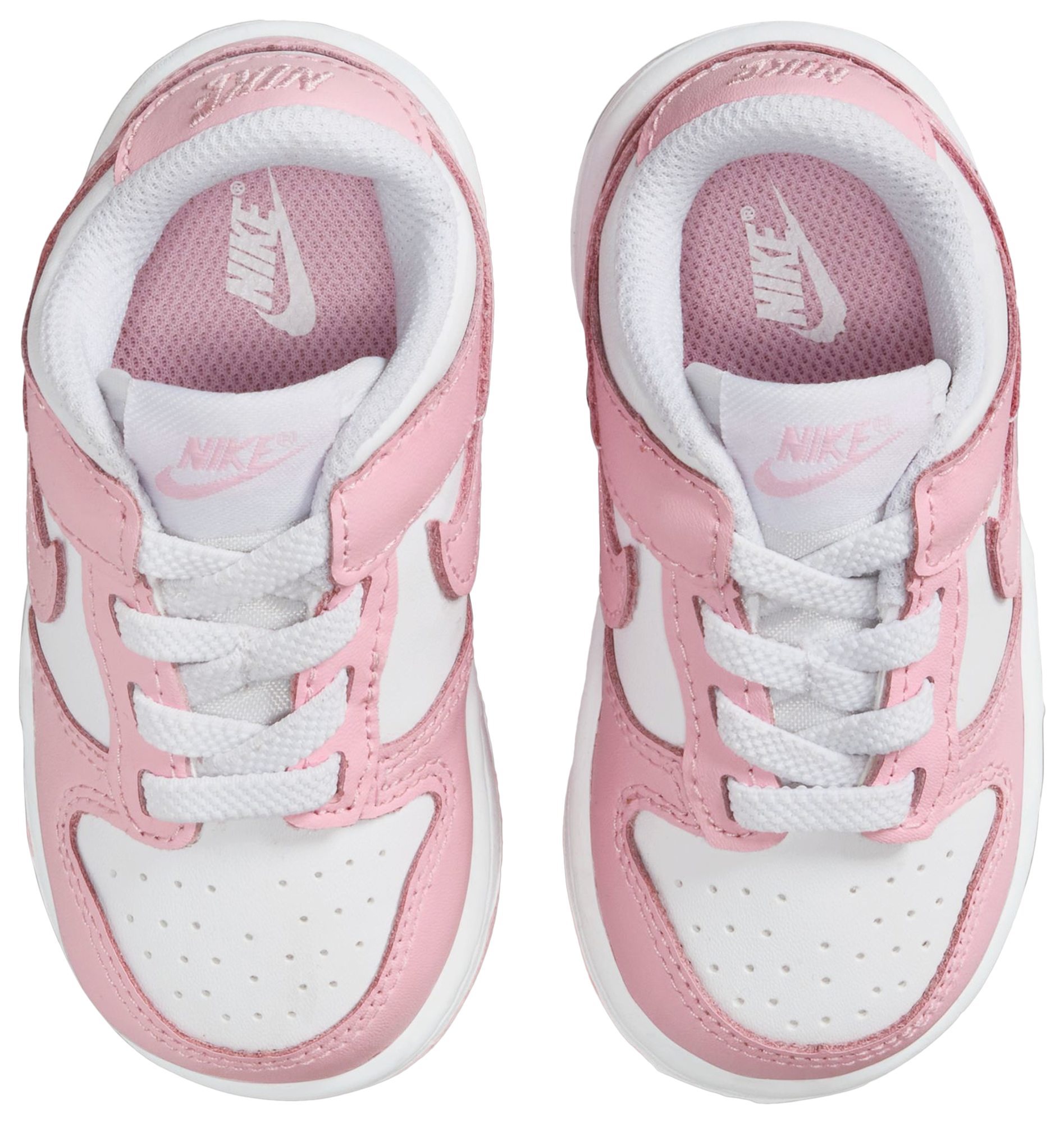 Nike Dunk Low 童款 - Soft Pink/White - Image 4