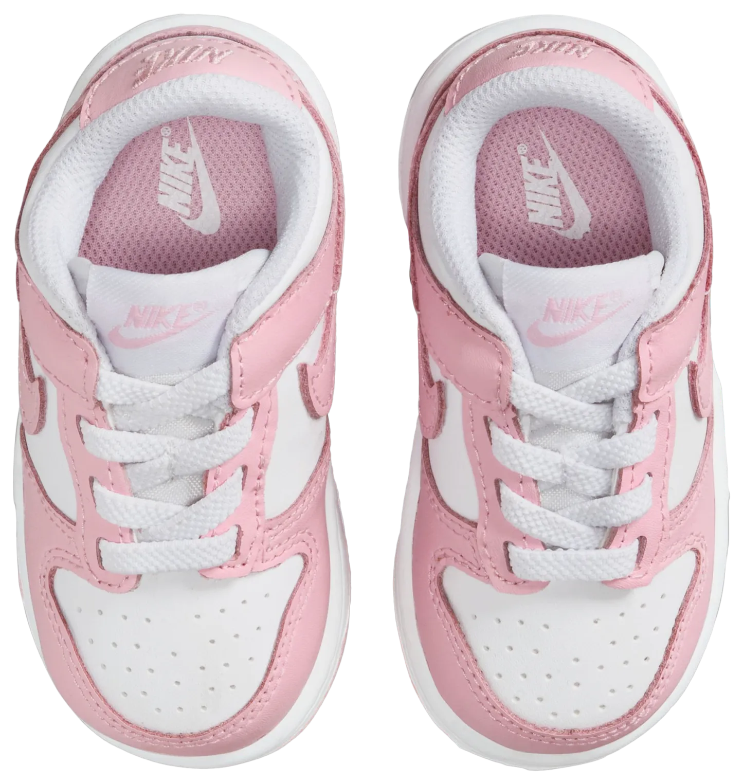 Nike Dunk Low 童款 - Soft Pink/White - Image 4