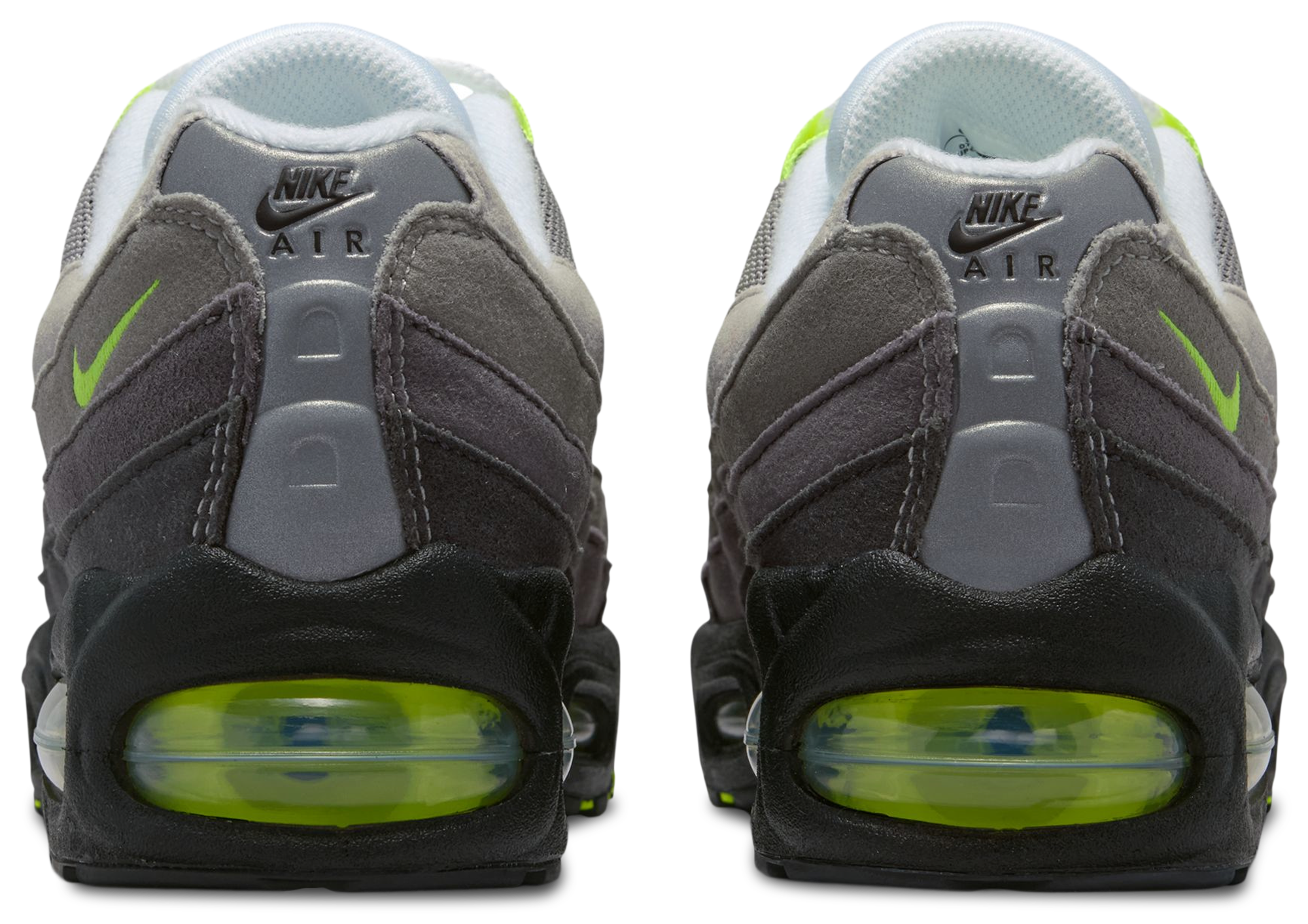 Nike Air Max 95 童款 - Black/Neon Yellow/Anthracite - Image 3