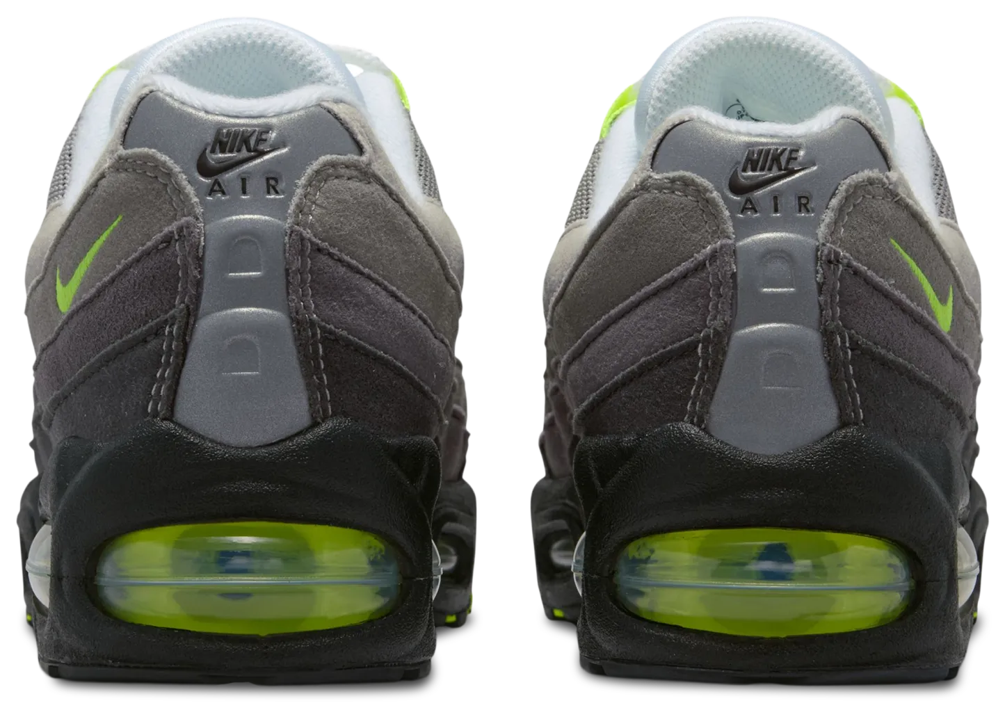 Nike Air Max 95 童款 - Black/Neon Yellow/Anthracite - Image 3