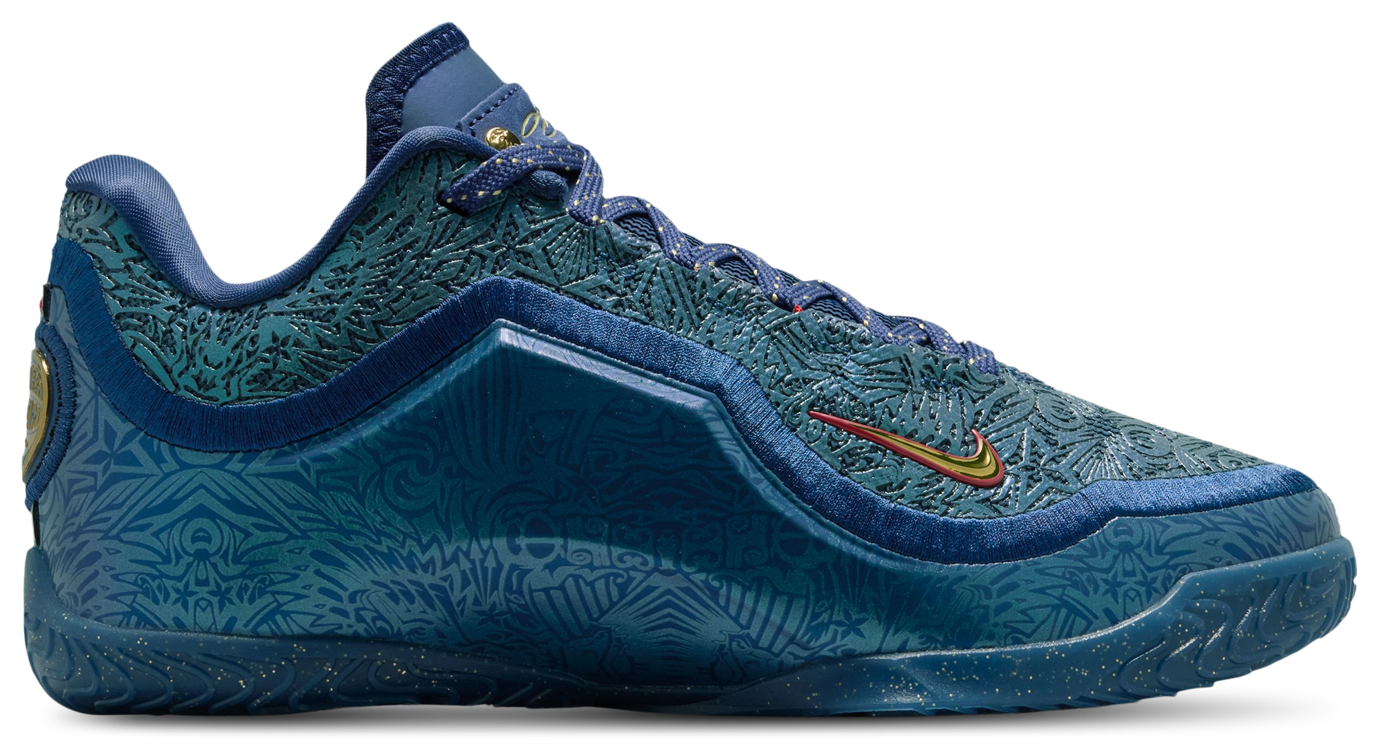Nike LeBron XXIII 童款 - Midnight Navy/Metallic Gold/University Red - Image 1