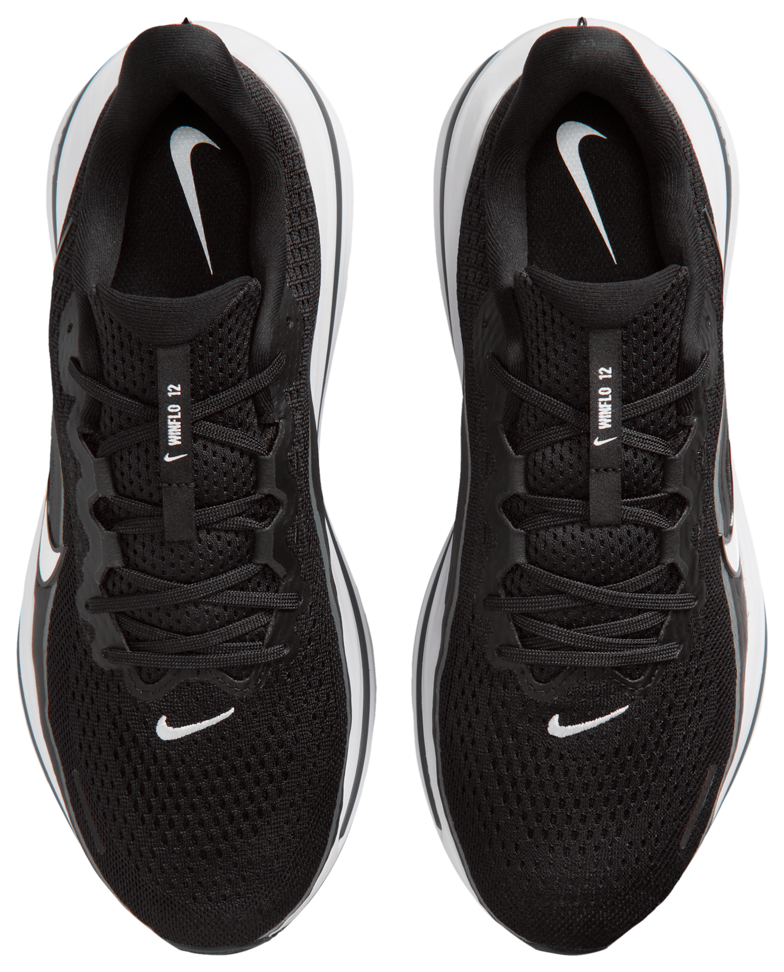 Nike Air Winflo 12 Wide - White/Black/Dark Smoke Grey - Image 4