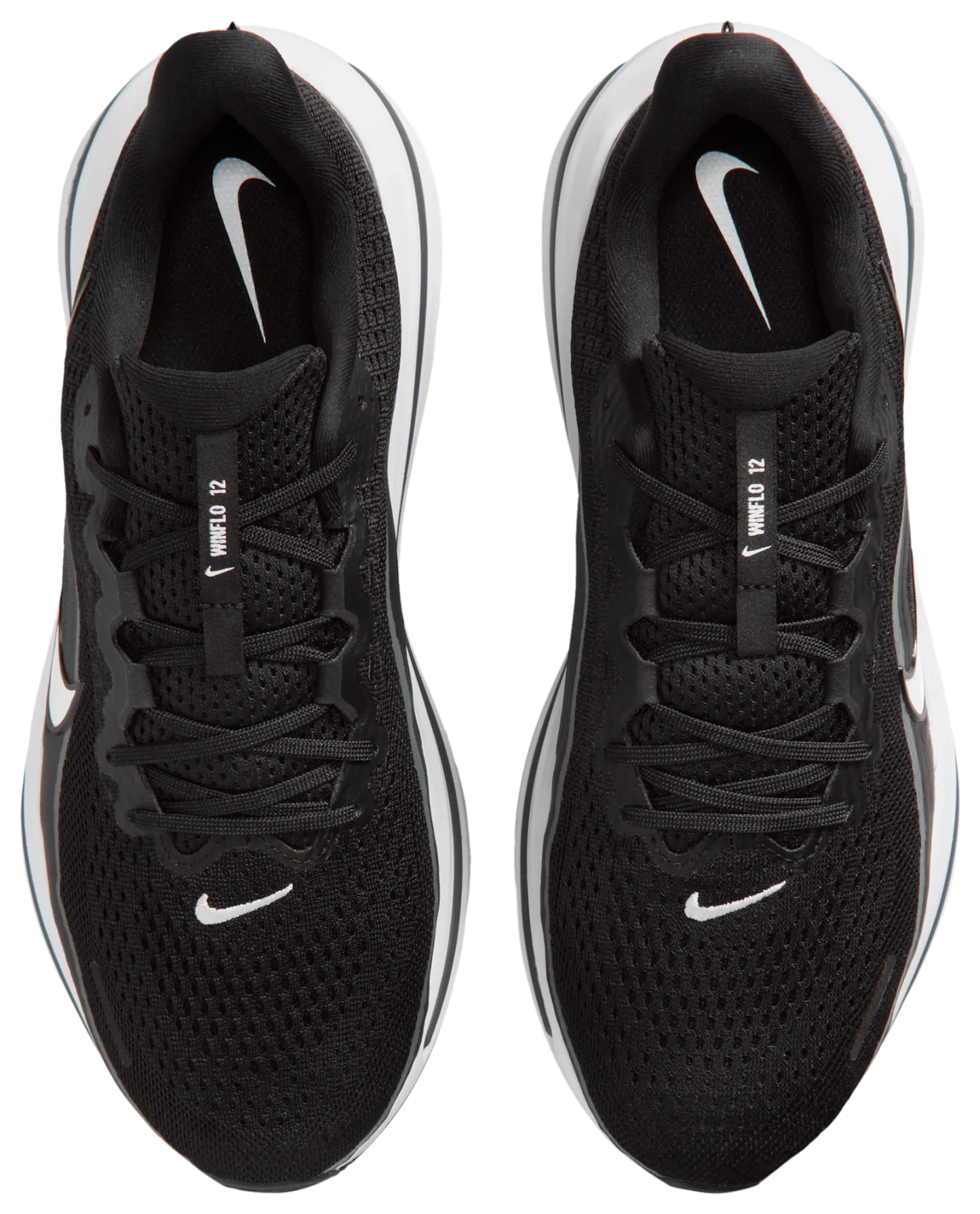 Nike Air Winflo 12 Wide - White/Black/Dark Smoke Grey - Image 4