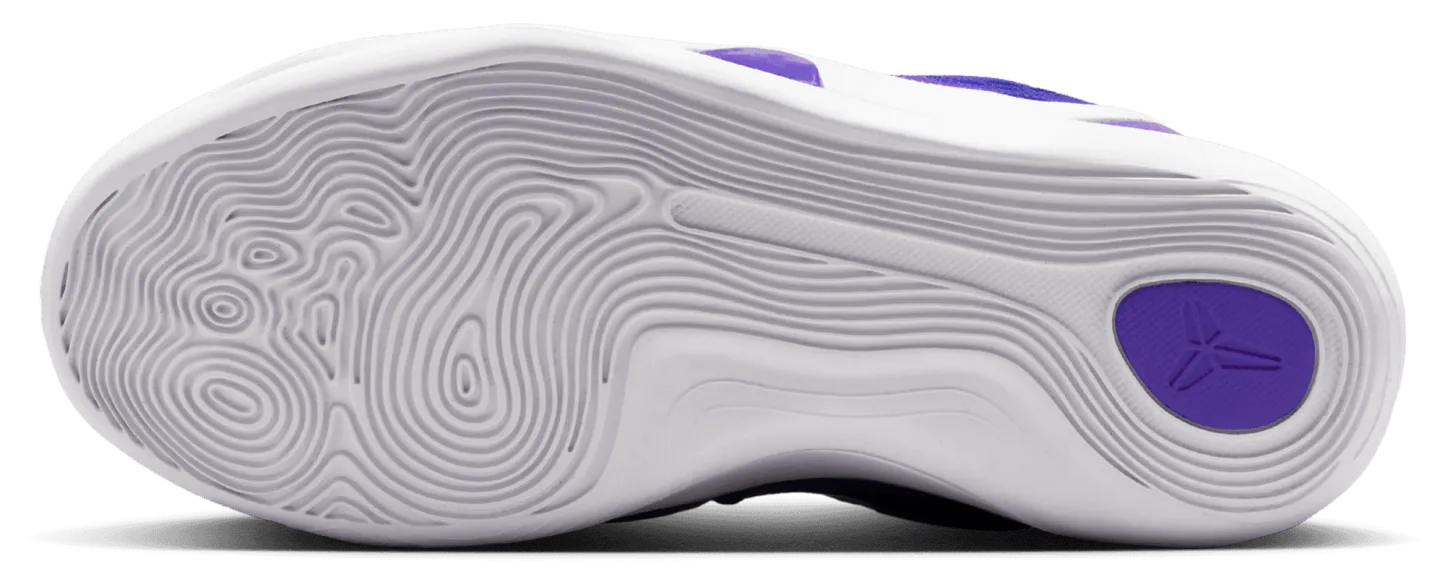 Nike Kobe IX Low EM 童款 - White/Blue Lagoon/Fierce Purple - Image 5