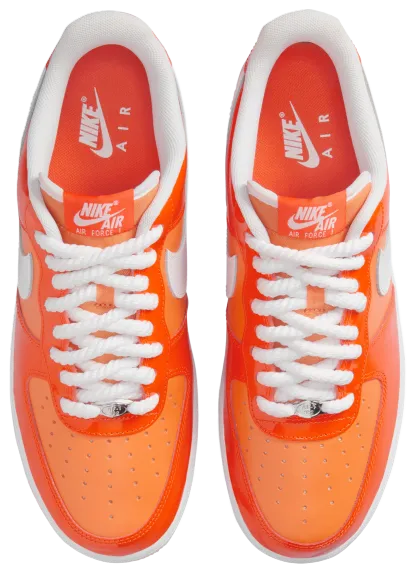 Nike Air Force 1 '07 LV8 Edge - Safety Orange/White - Image 4