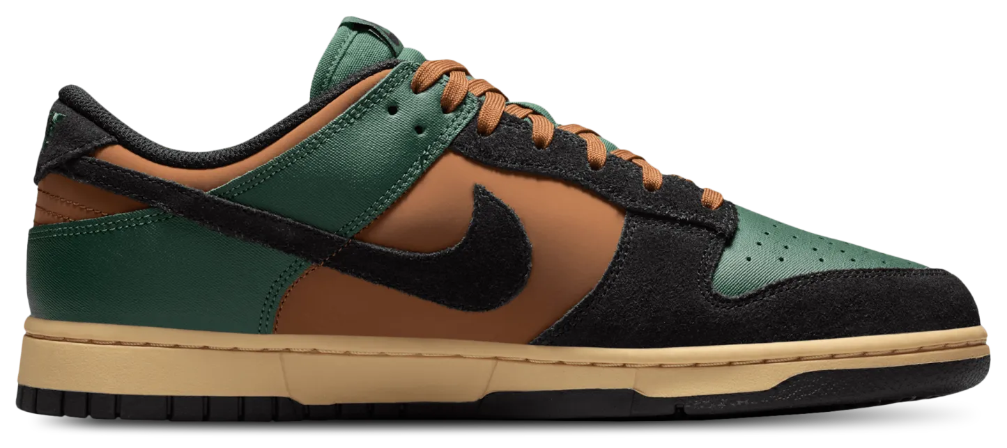 Nike Dunk Low Retro - Black/Fir/Light British Tan - Image 1