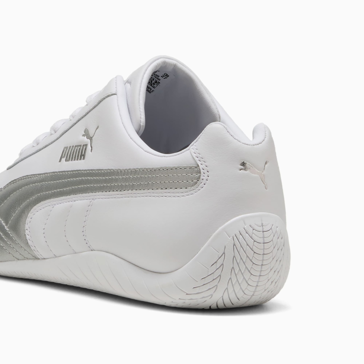 Speedcat Leather Sneakers - PUMA White-PUMA Silver - 6