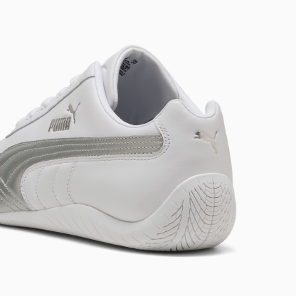 Speedcat Leather Sneakers - PUMA White-PUMA Silver - 6