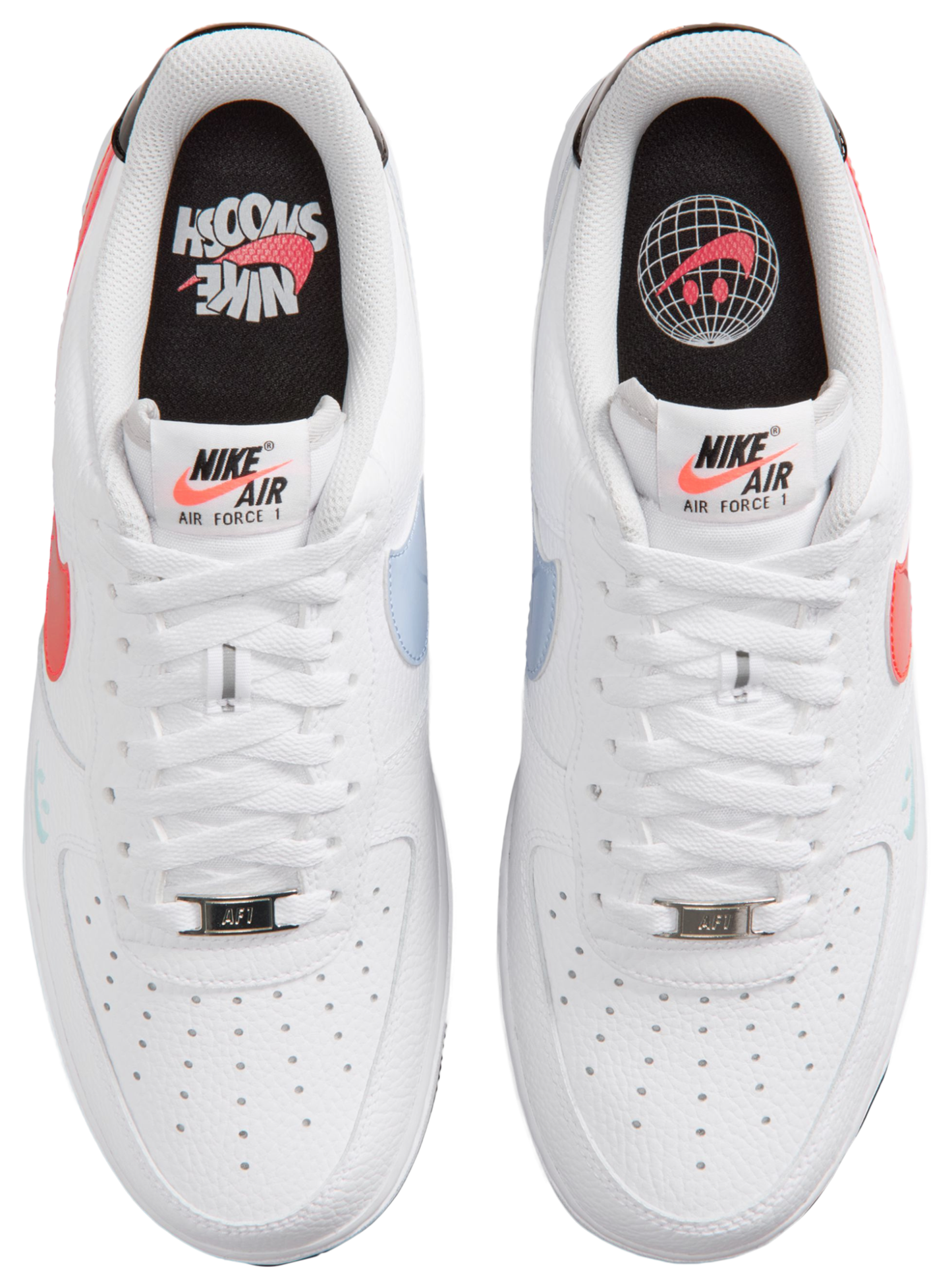 Nike Air Force 1 '07 - White/Black/Flash Crimson - Image 4