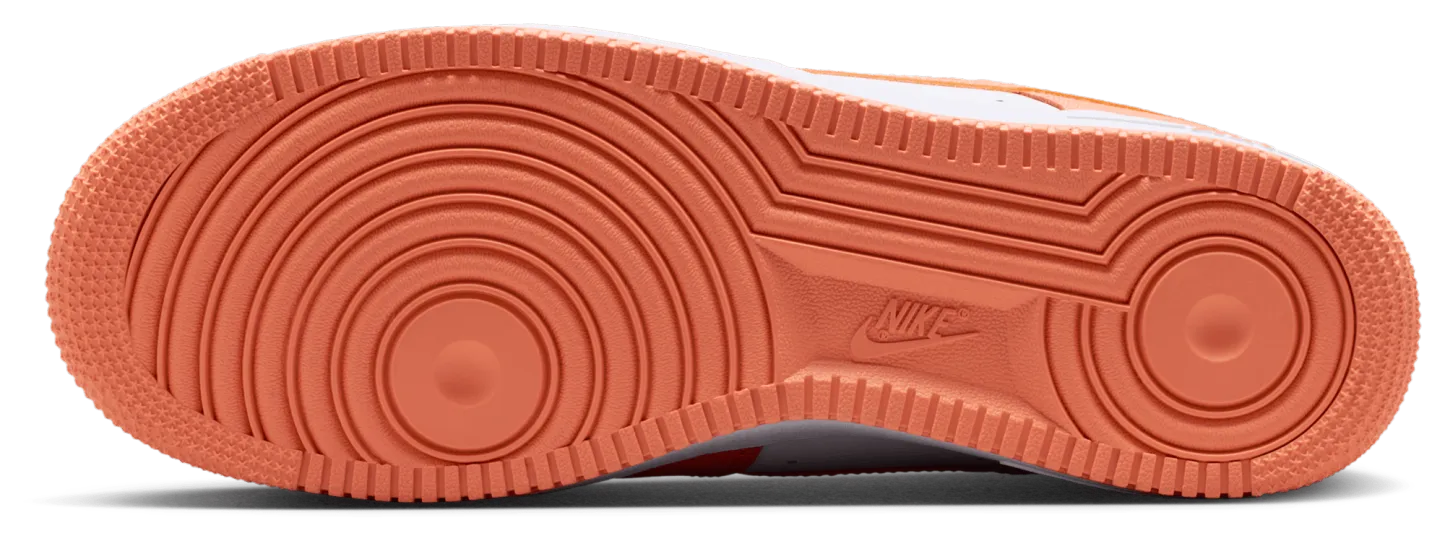 Nike Air Force 1 Low '07 - White/White/Orange Frost - Image 5