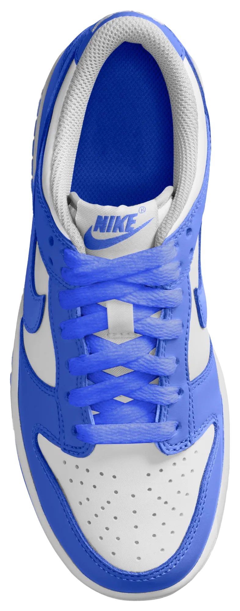 Nike Dunk Low 童款 - Hyper Blue/White - Image 3