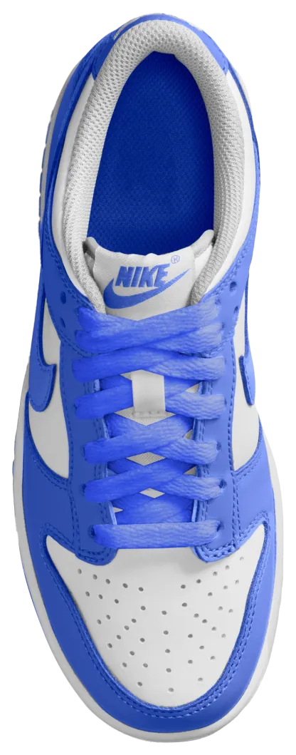Nike Dunk Low 童款 - Hyper Blue/White - Image 3