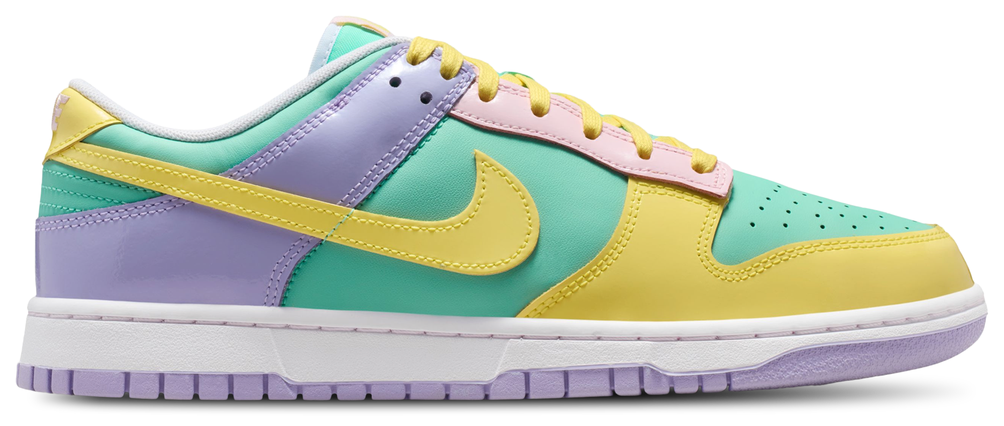Nike Dunk Low Retro - Emerald Rise/Yellow Pulse/Hydrangeas - Image 1