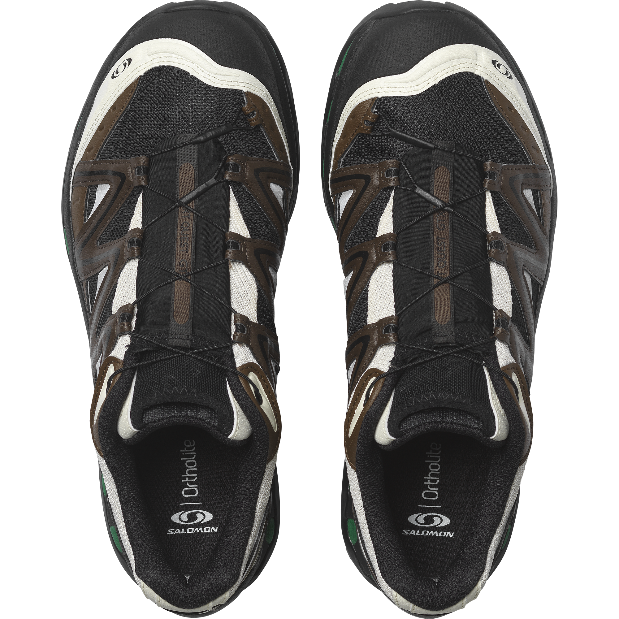 Salomon XT-QUEST GORE-TEX - Black / Delicioso / Green Jacket - View 2