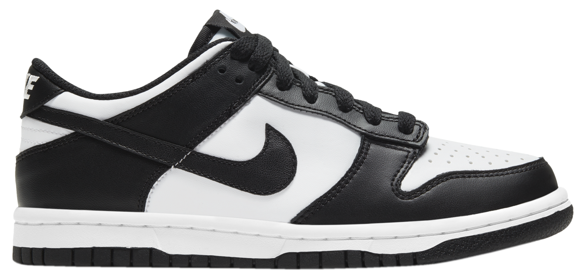 Nike Dunk Low 童款 - White/Black - Image 1
