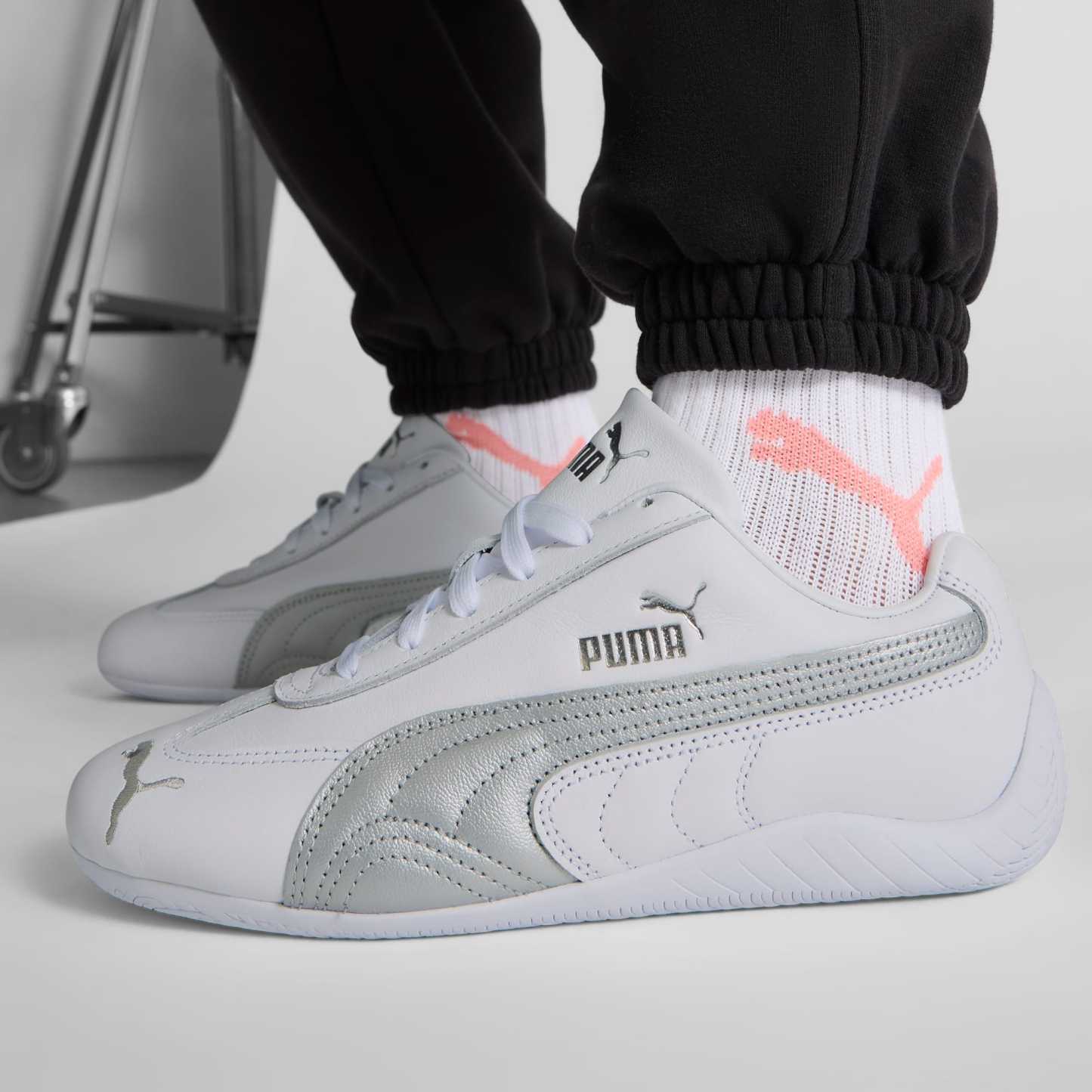 Speedcat Leather Women's Sneakers - PUMA White-PUMA Silver - 2