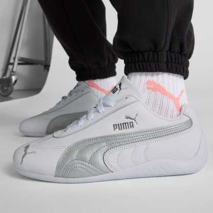 Speedcat Leather Women's Sneakers - PUMA White-PUMA Silver - 2