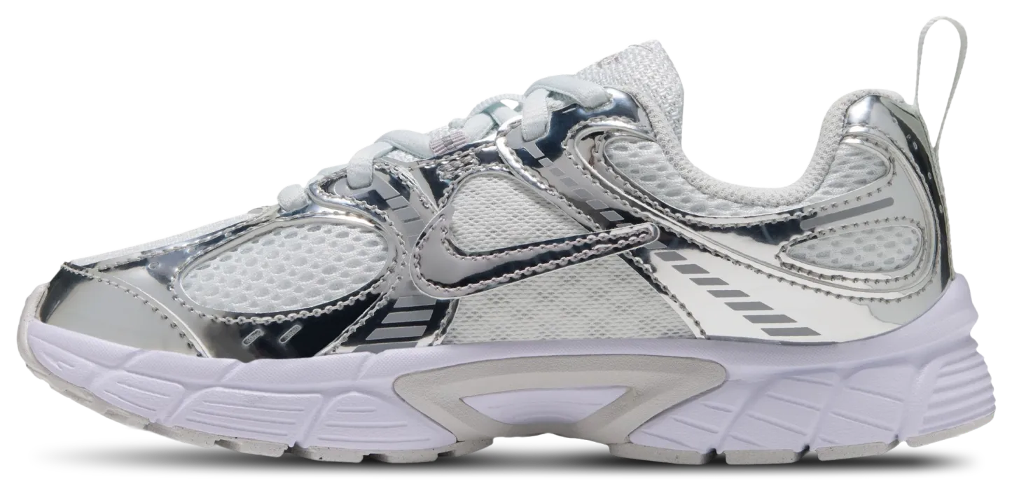 Nike V5 RNR Shine 童款 - White/Silver/Grey - Image 2