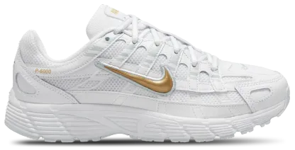 Nike P-6000 童款 - White/Metallic Gold - Image 1