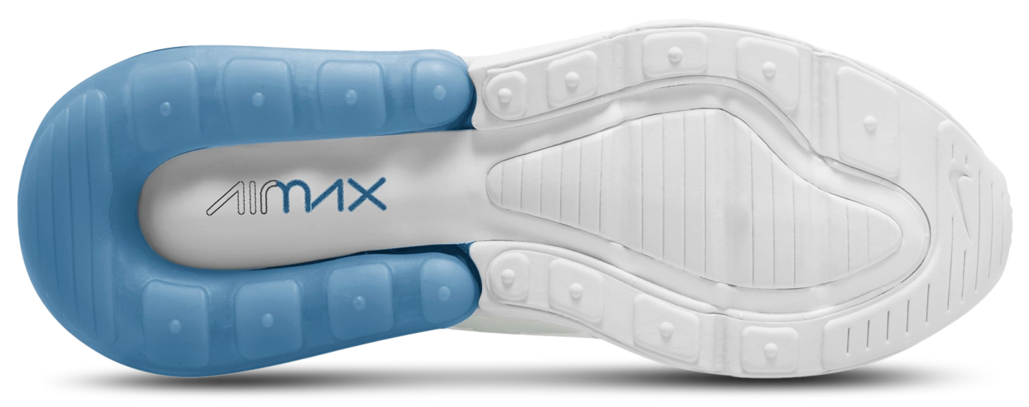 Nike Air Max 270 童款 - Off White/Court Blue/Dutch Blue - Image 4