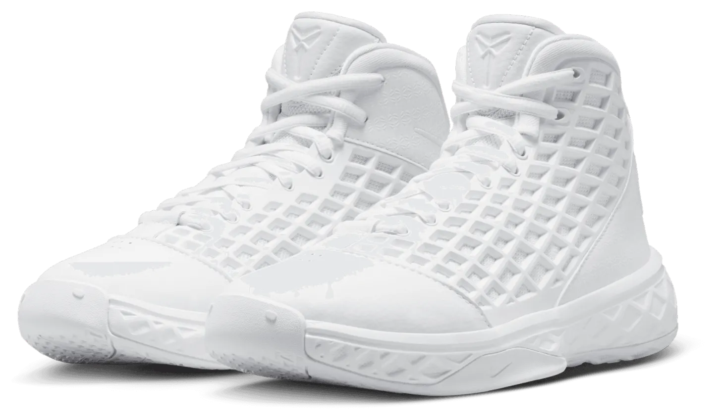 Nike Kobe 3 High Halo 童款 - White/White/White - Image 6