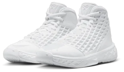 Nike Kobe 3 High Halo 童款 - White/White/White - Image 6