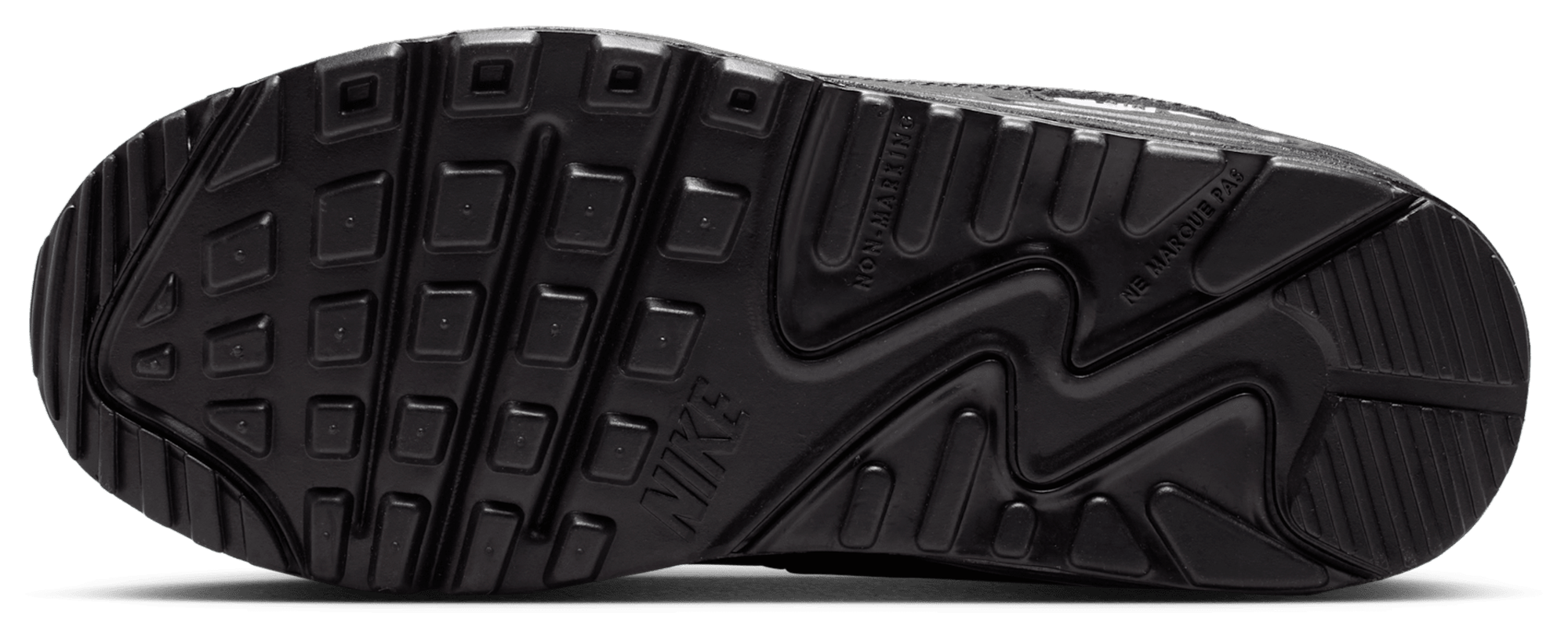 Nike Air Max 90 Mesh 童款 - Black/White - Image 5