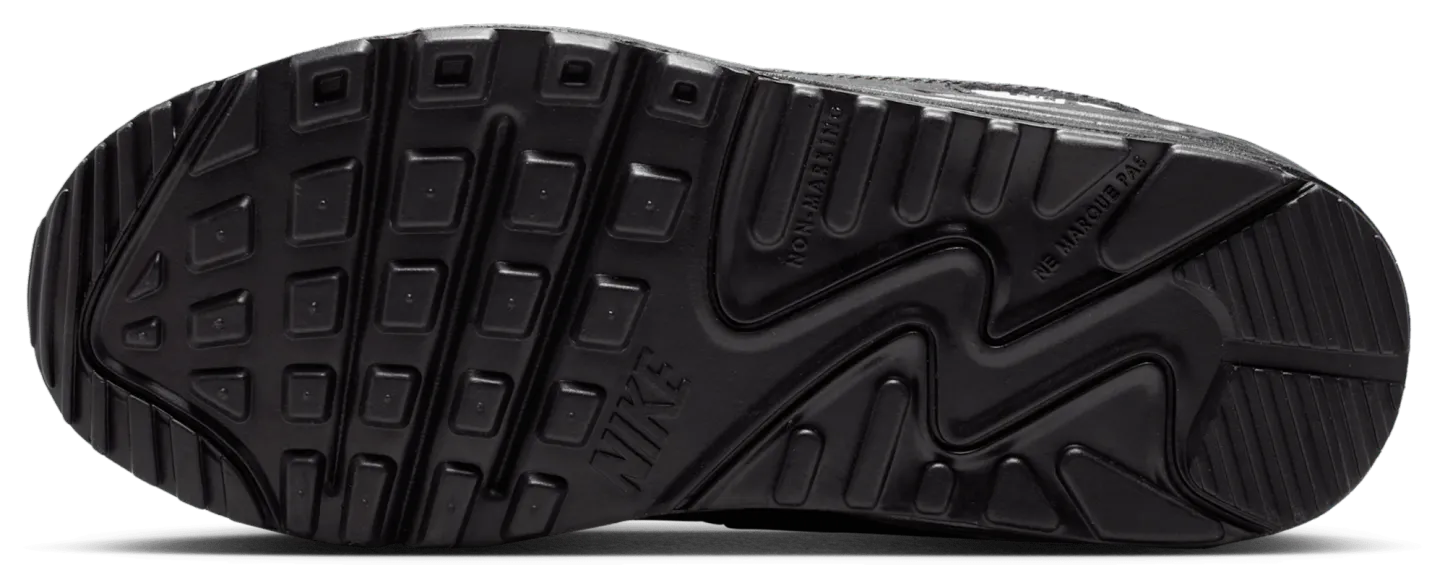 Nike Air Max 90 Mesh 童款 - Black/White - Image 5