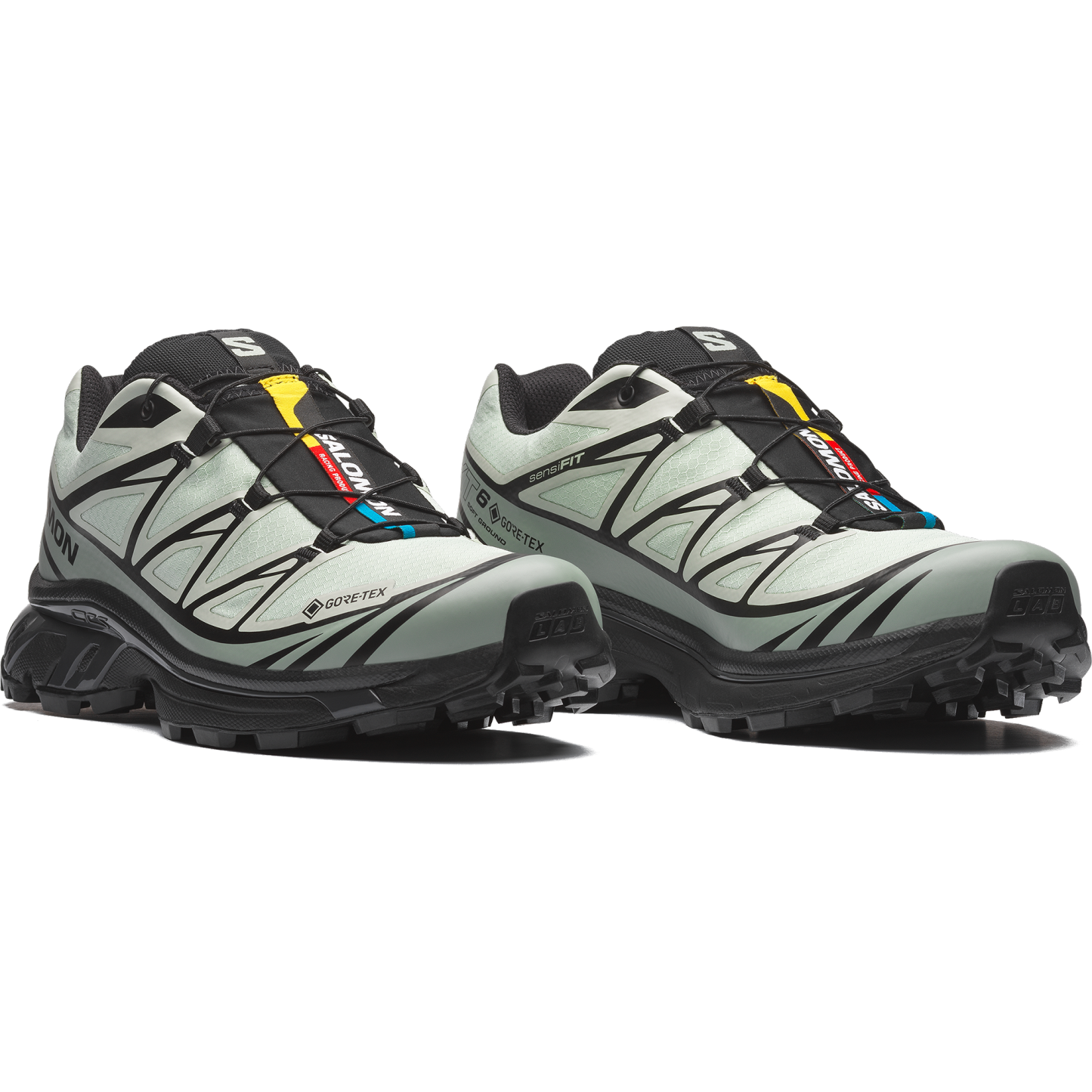 Salomon XT-6 GORE-TEX - Sea Foam / Green Milieu / Black - View 4