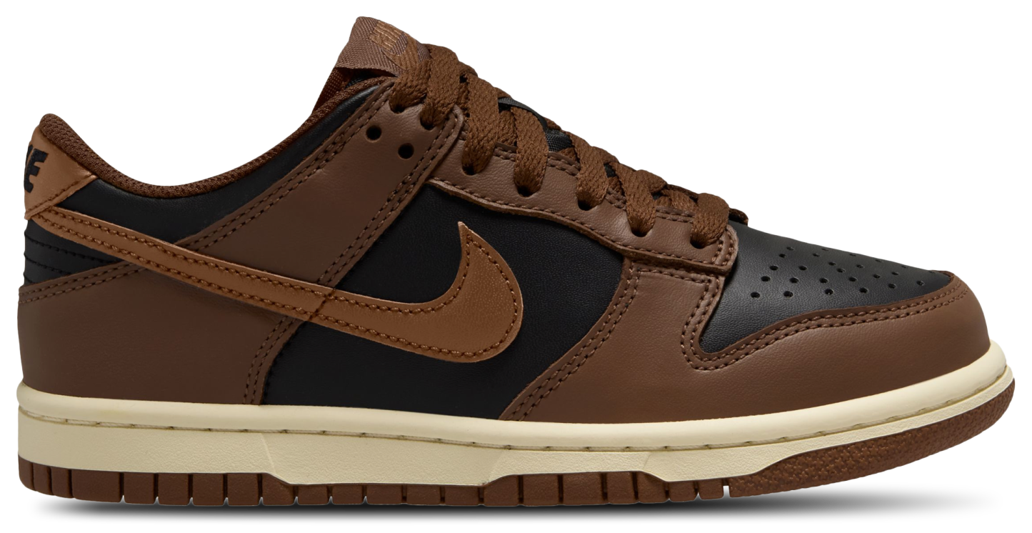Nike Dunk Low - Kids - Black/British Tan - Image 1