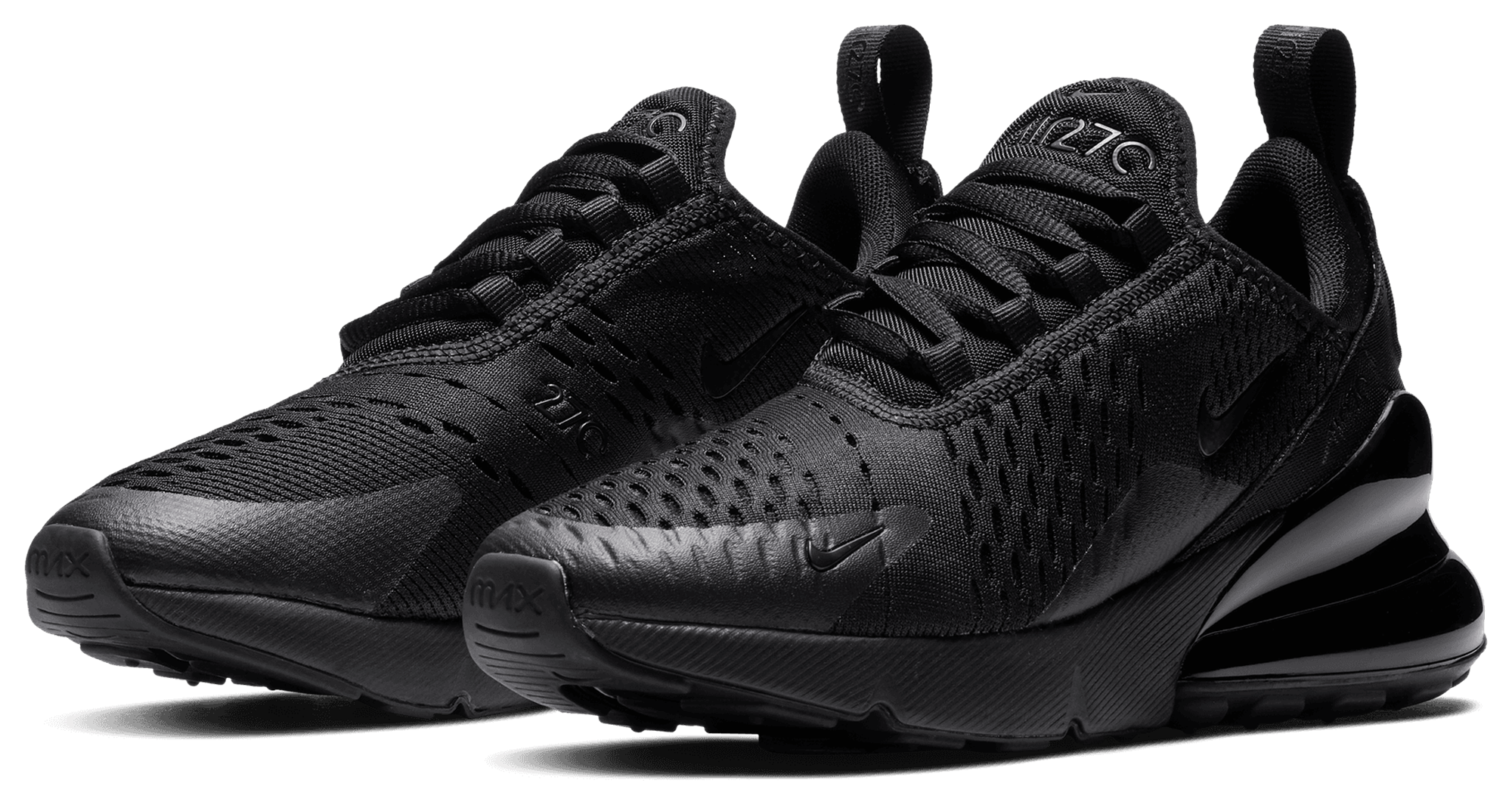 Nike Air Max 270 童款 - Black/Black/Black - Image 3