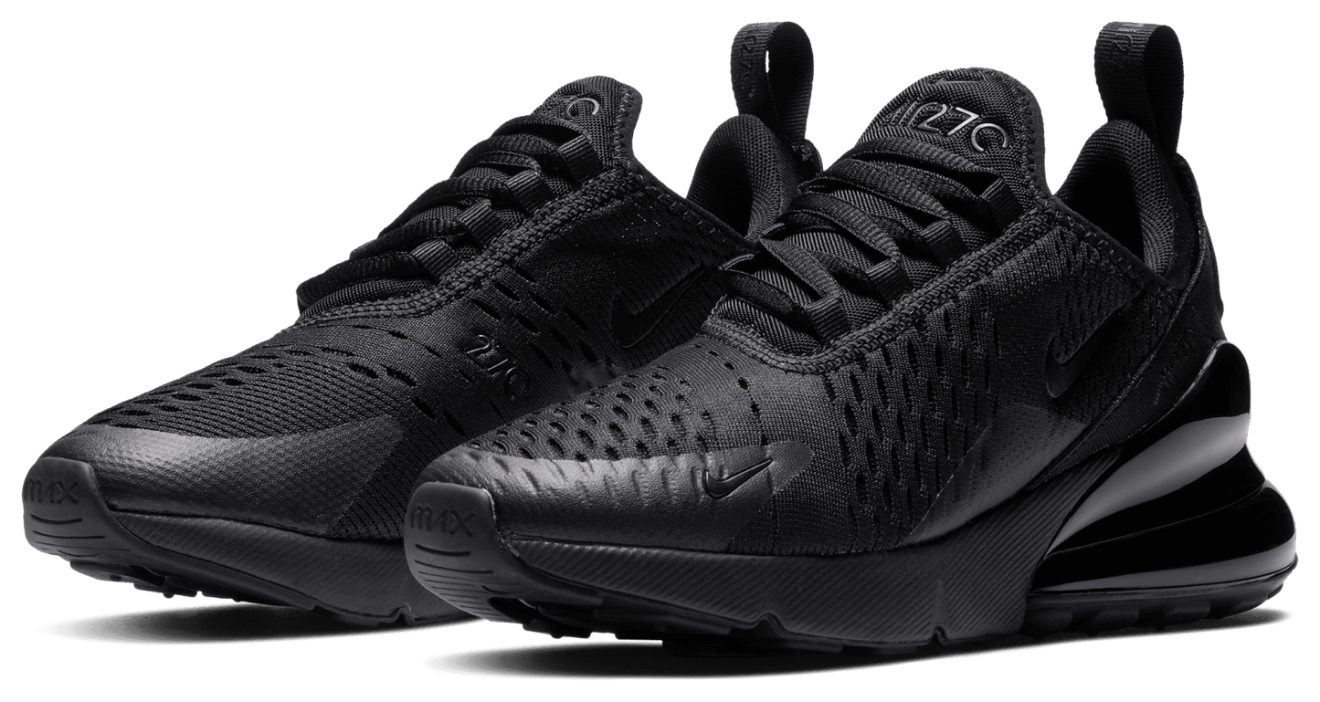 Nike Air Max 270 童款 - Black/Black/Black - Image 3