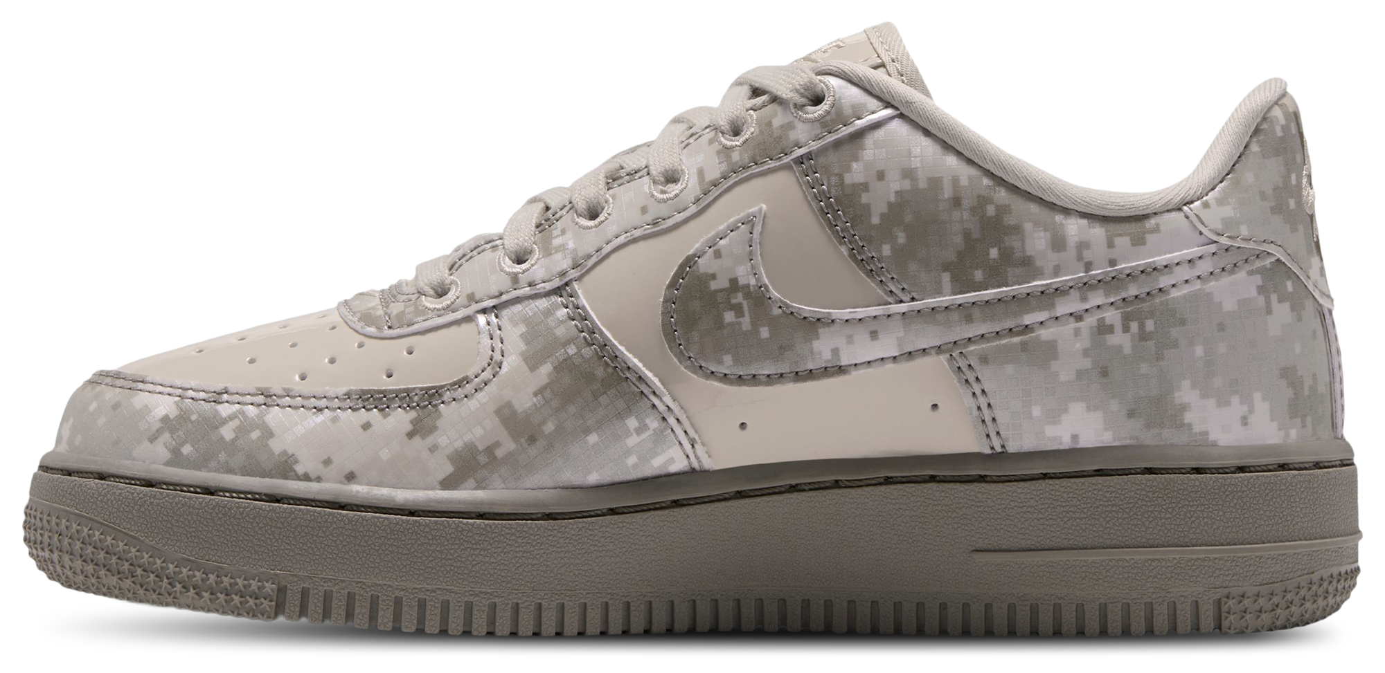 Nike Air Force 1 Low 童款 - Green/Lt Army/Dark Grey - Image 2