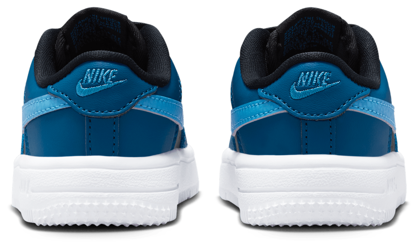 Nike Air Force 1 Low Lace 童款 - Dutch Blue/Court Blue/Black - Image 3